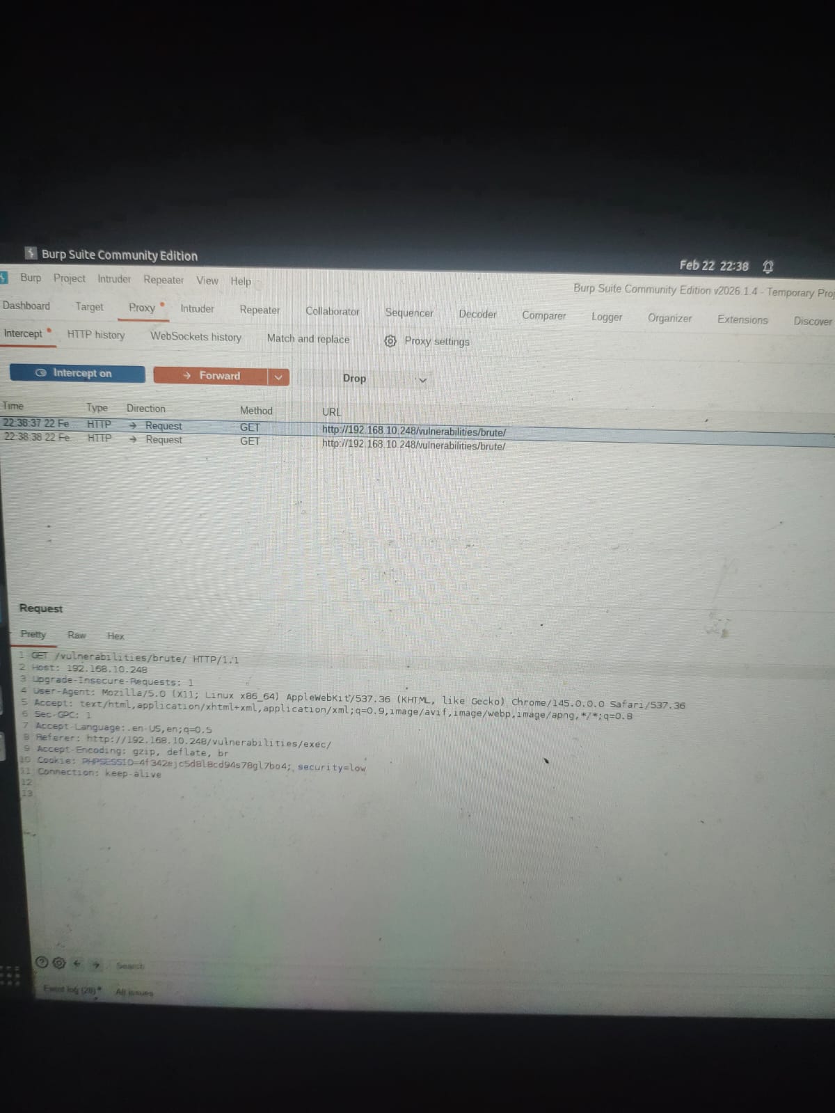 Burp Suite Scan 1